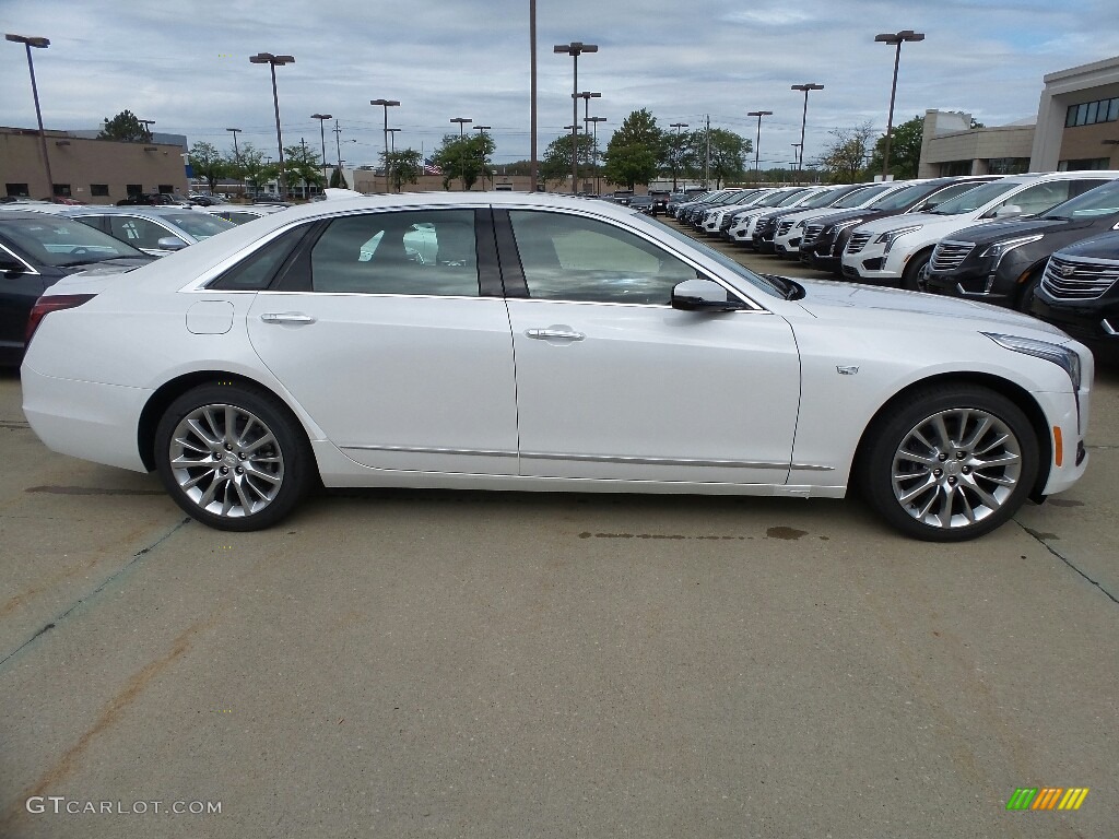 Crystal White Tricoat 2018 Cadillac CT6 3.6 AWD Sedan Exterior Photo #123127090