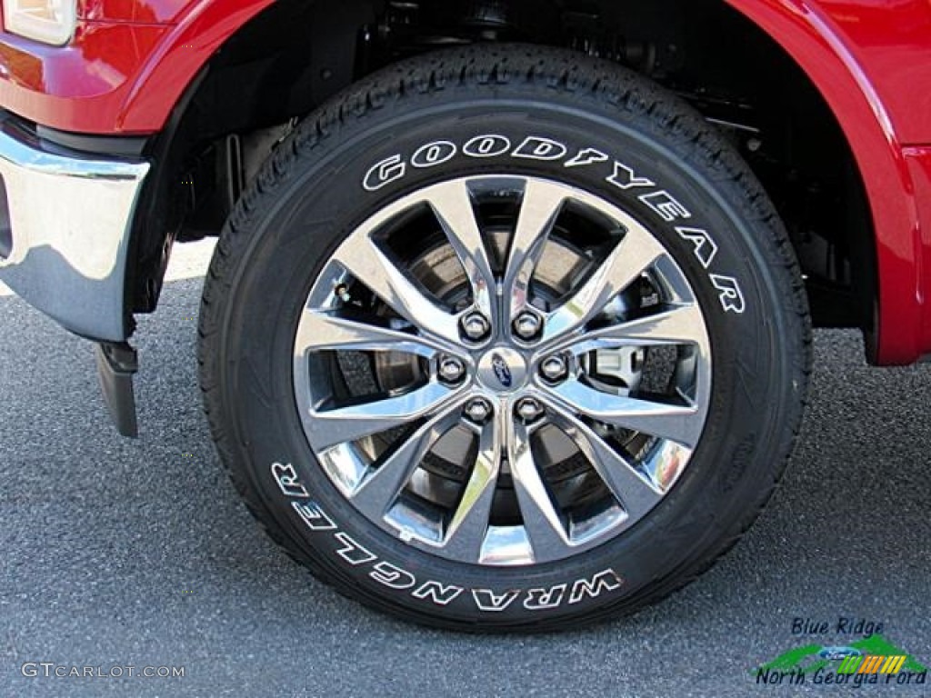2017 F150 Lariat SuperCrew 4X4 - Ruby Red / Earth Gray photo #8