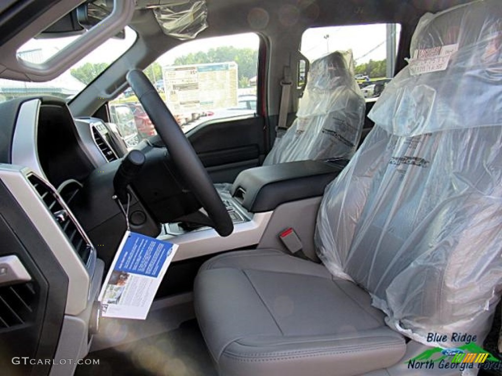 2017 F150 Lariat SuperCrew 4X4 - Ruby Red / Earth Gray photo #11