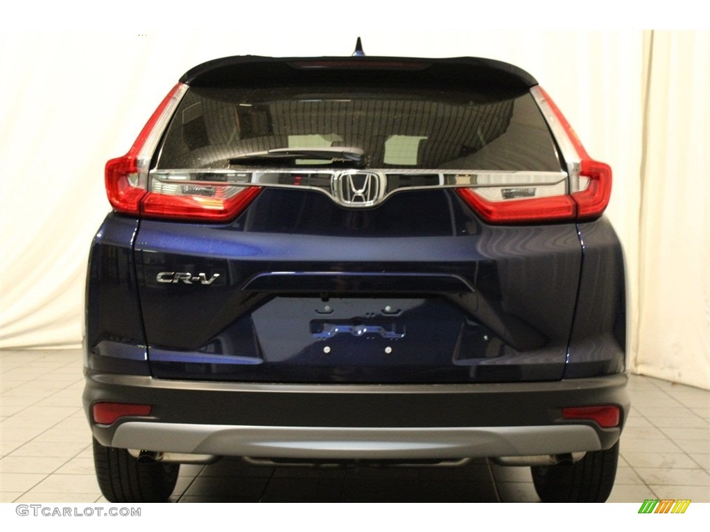 2017 CR-V EX - Obsidian Blue Pearl / Gray photo #5