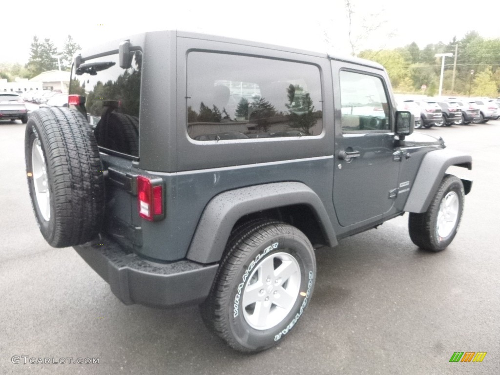 2017 Wrangler Sport 4x4 - Rhino / Black photo #5