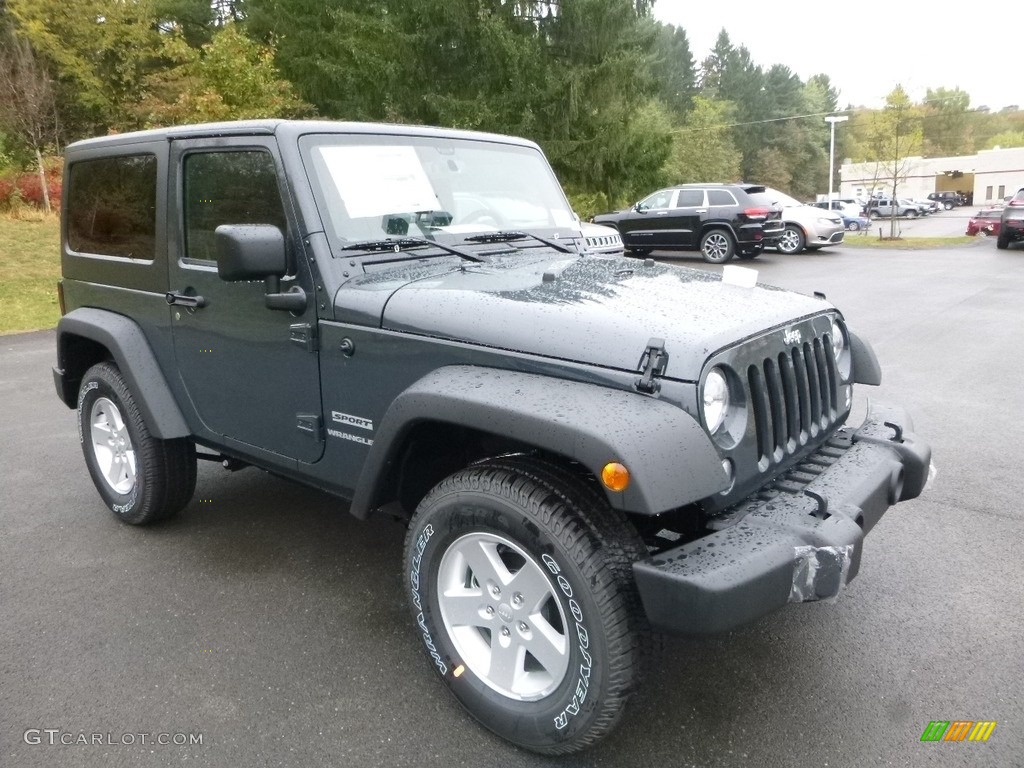 2017 Wrangler Sport 4x4 - Rhino / Black photo #7
