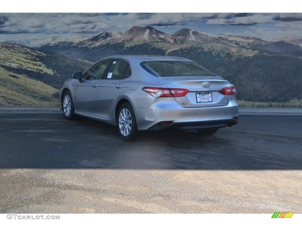2018 Camry LE - Celestial Silver Metallic / Ash photo #3