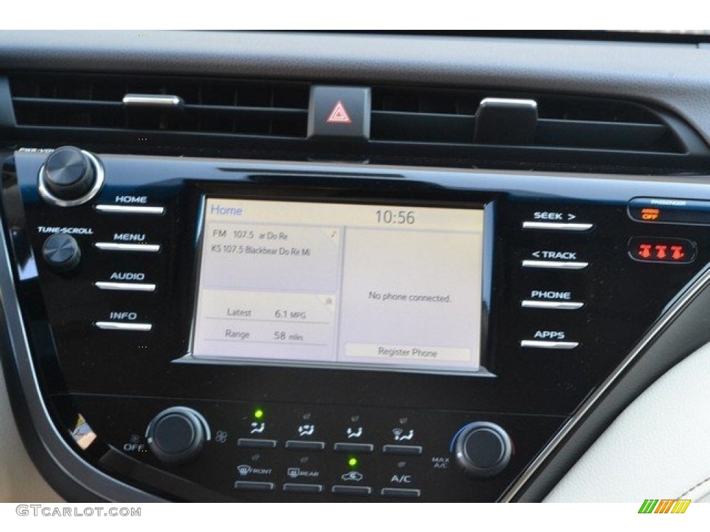 2018 Camry LE - Blue Crush Metallic / Ash photo #6