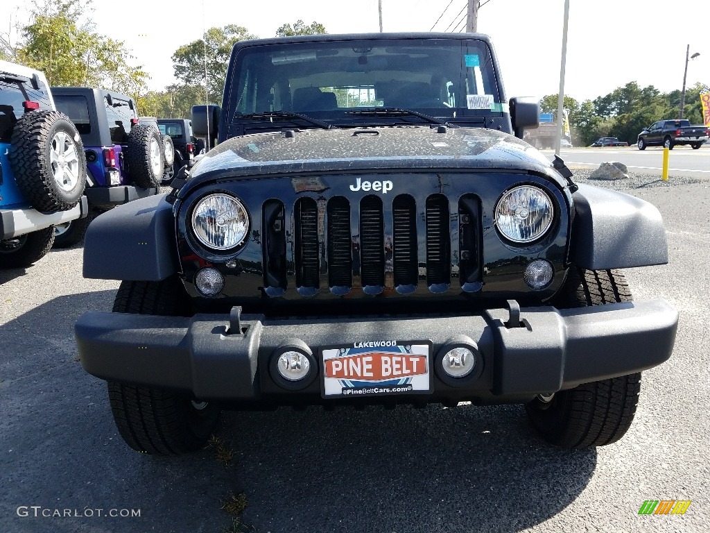 2017 Wrangler Sport 4x4 - Black / Black photo #2