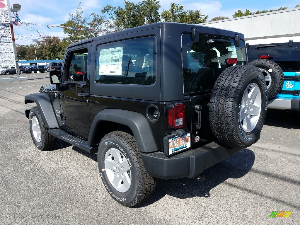2017 Wrangler Sport 4x4 - Black / Black photo #4