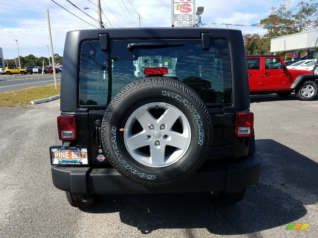2017 Wrangler Sport 4x4 - Black / Black photo #5