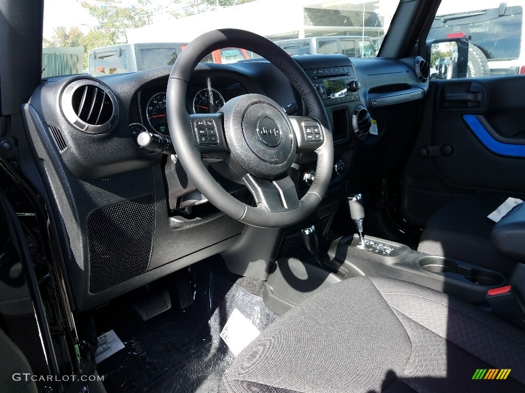 2017 Wrangler Sport 4x4 - Black / Black photo #7