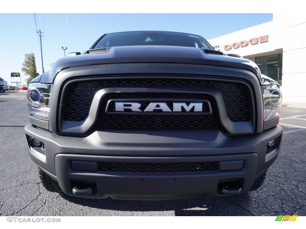 2018 1500 Rebel Crew Cab 4x4 - Brilliant Black Crystal Pearl / Black photo #2
