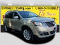 Champagne Silver Metallic 2015 Chevrolet Traverse LT AWD