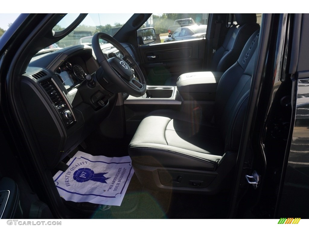 2018 1500 Rebel Crew Cab 4x4 - Brilliant Black Crystal Pearl / Black photo #11