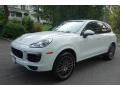 2017 White Porsche Cayenne Platinum Edition  photo #1