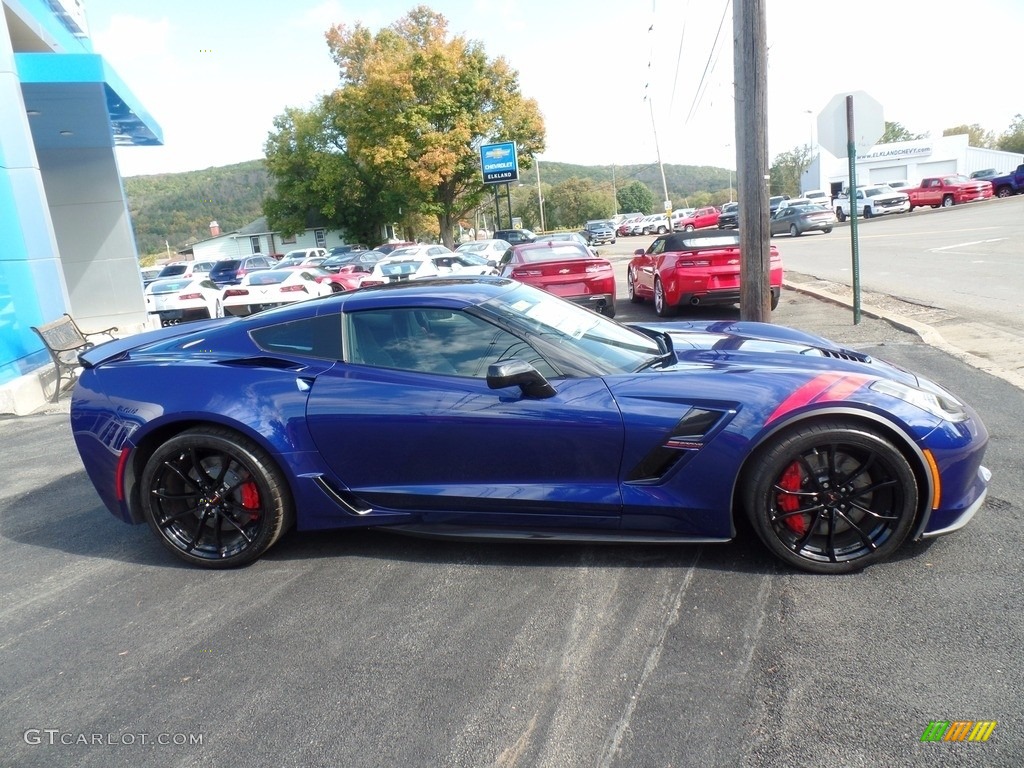 2017 Corvette Grand Sport Coupe - Admiral Blue / Jet Black photo #4