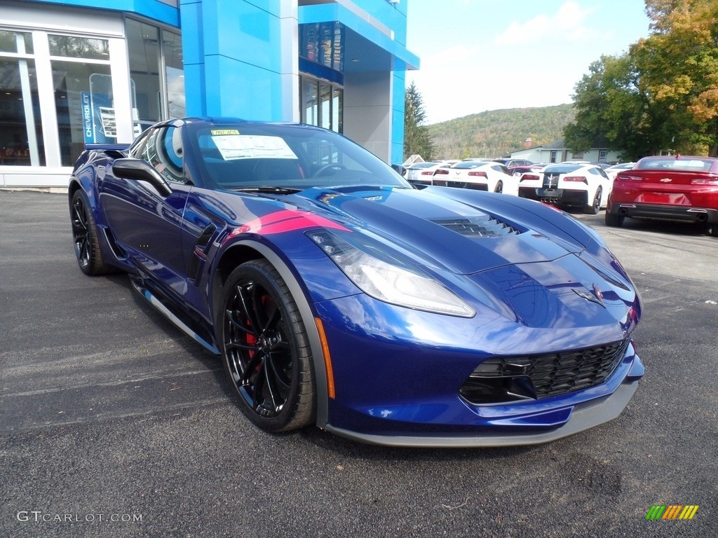 2017 Corvette Grand Sport Coupe - Admiral Blue / Jet Black photo #10