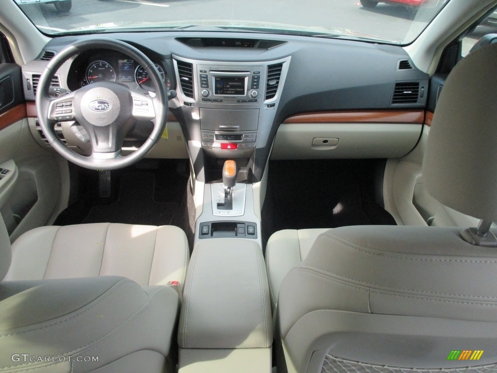2014 Outback 2.5i Limited - Cypress Green Pearl / Ivory photo #25