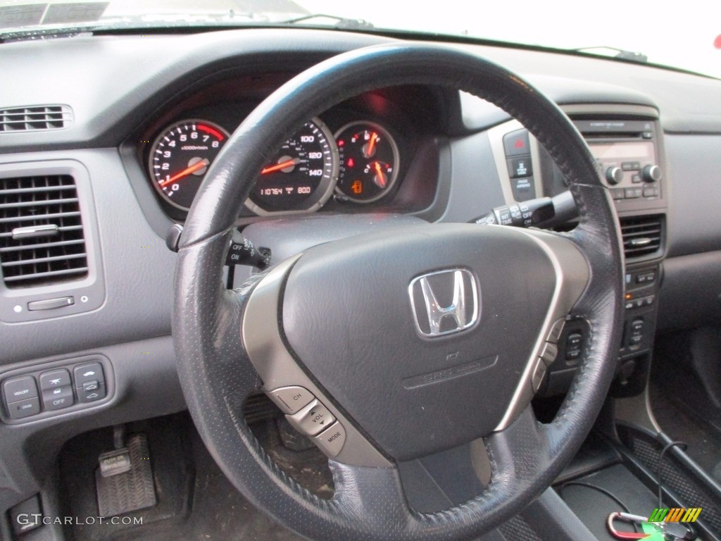 2008 Pilot EX-L 4WD - Steel Blue Metallic / Gray photo #14