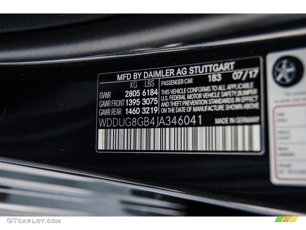 2018 S Color Code 183 for Magnetite Black Metallic Photo #123135875