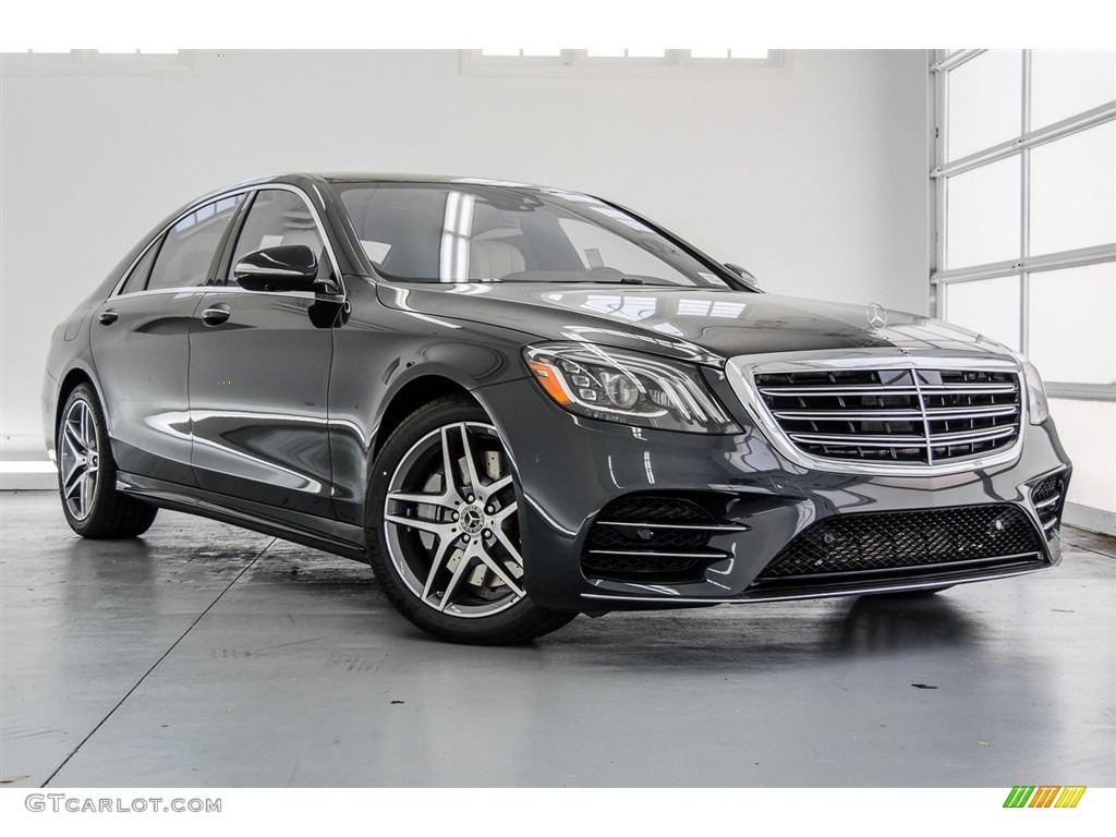 Magnetite Black Metallic 2018 Mercedes-Benz S 560 4Matic Sedan Exterior Photo #123135932