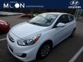 Century White 2017 Hyundai Accent SE Hatchback