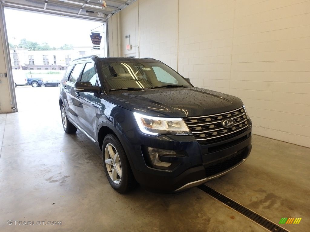 2017 Explorer XLT 4WD - Blue Jeans / Ebony Black photo #1