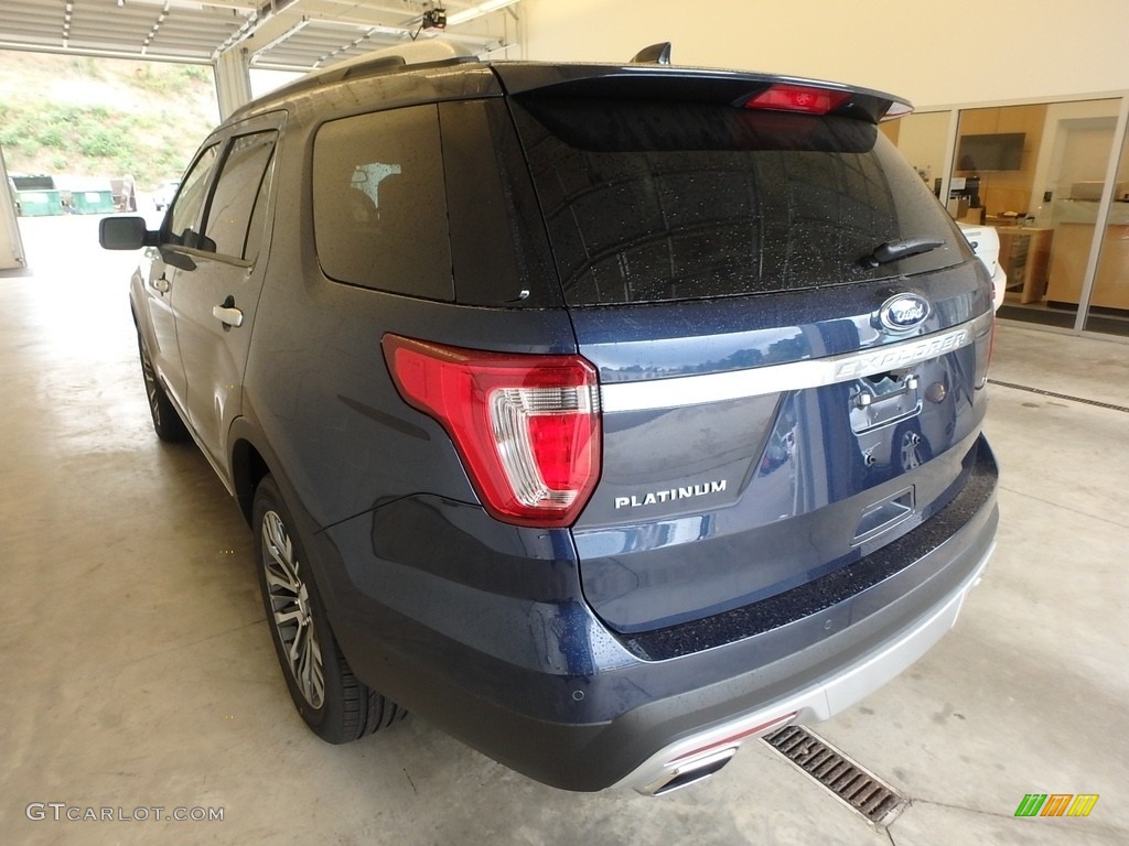 2017 Explorer Platinum 4WD - Blue Jeans / Medium Soft Ceramic photo #3