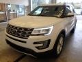 2017 White Platinum Ford Explorer Limited 4WD  photo #4