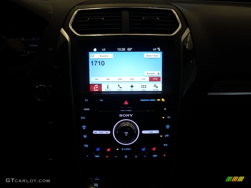 2017 Explorer Limited 4WD - White Platinum / Ebony Black photo #13