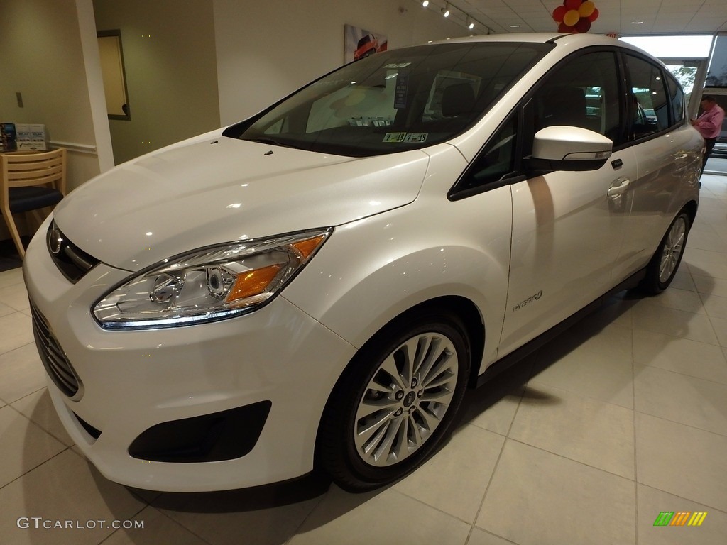 2017 C-Max Hybrid SE - White Platinum / Charcoal Black photo #5