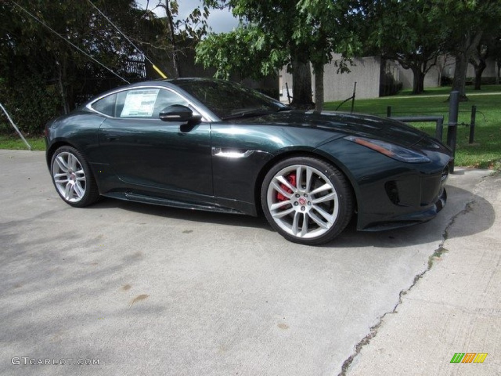 British Racing Green Jaguar F-TYPE