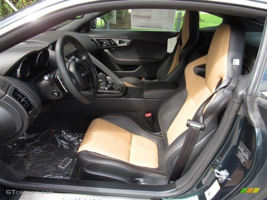 2017 F-TYPE R AWD Coupe - British Racing Green / Jet/Camel Duotone photo #3
