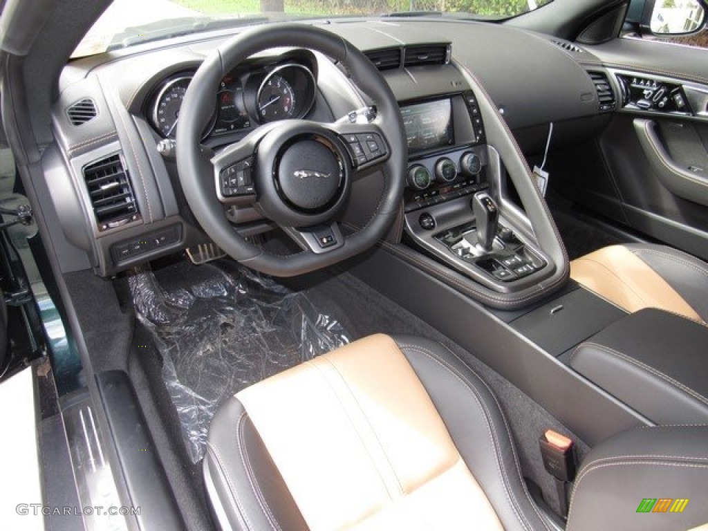 2017 Jaguar F-TYPE R AWD Coupe Front Seat Photo #123139220