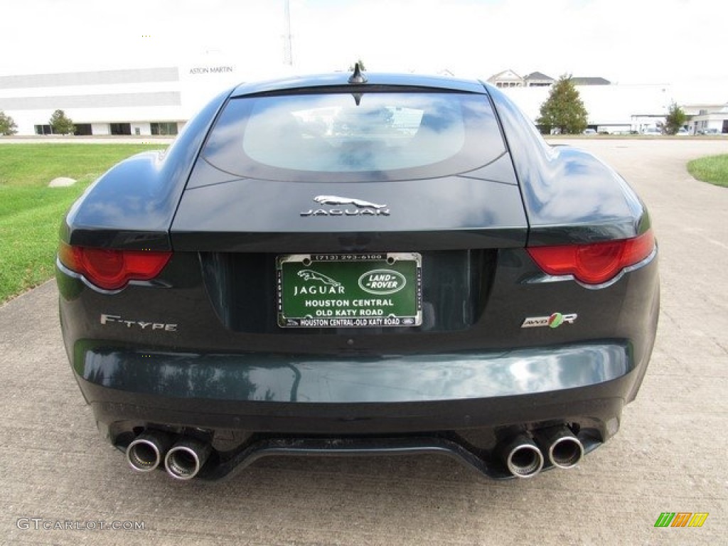2017 F-TYPE R AWD Coupe - British Racing Green / Jet/Camel Duotone photo #8