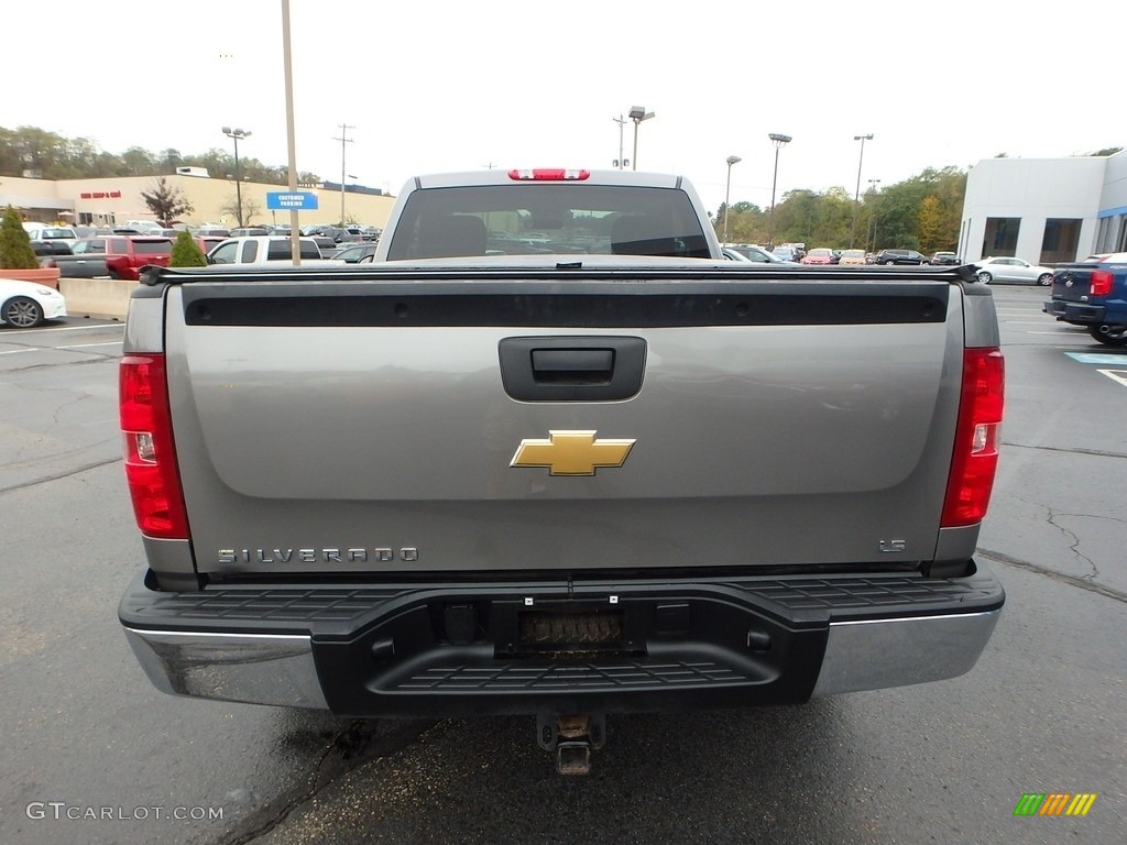 2013 Silverado 1500 Work Truck Regular Cab 4x4 - Graystone Metallic / Dark Titanium photo #8