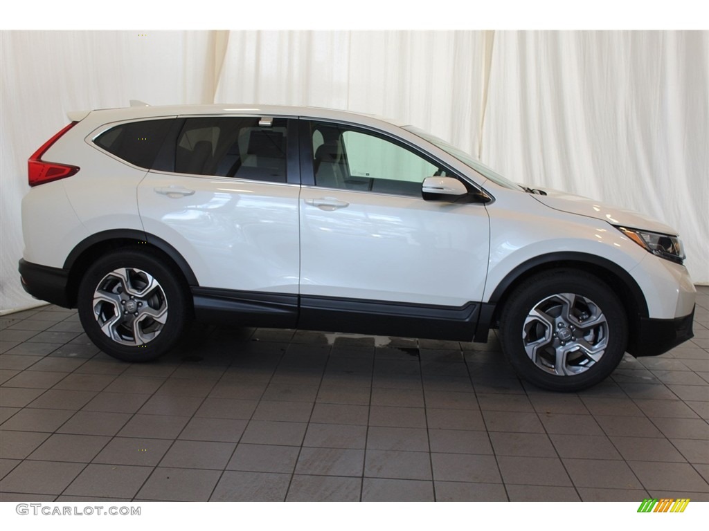 2017 CR-V EX - White Diamond Pearl / Ivory photo #3