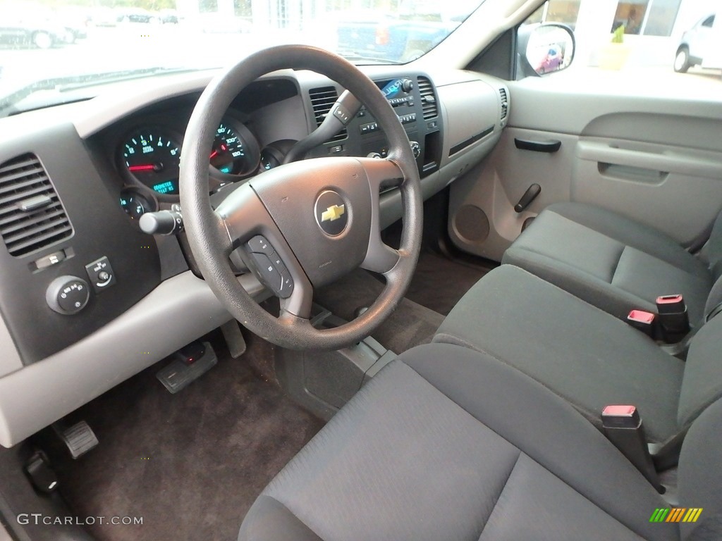 2013 Silverado 1500 Work Truck Regular Cab 4x4 - Graystone Metallic / Dark Titanium photo #24