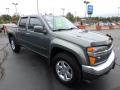 2011 Steel Green Metallic Chevrolet Colorado LT Crew Cab 4x4  photo #11