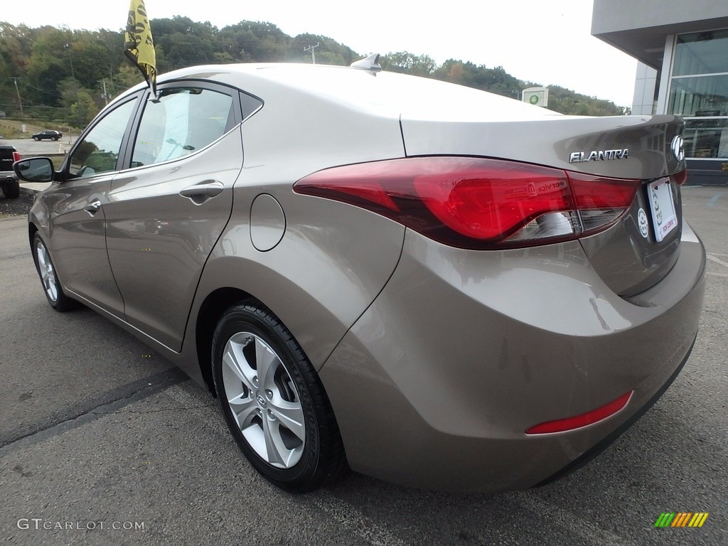 2016 Elantra Value Edition - Desert Bronze / Black photo #3