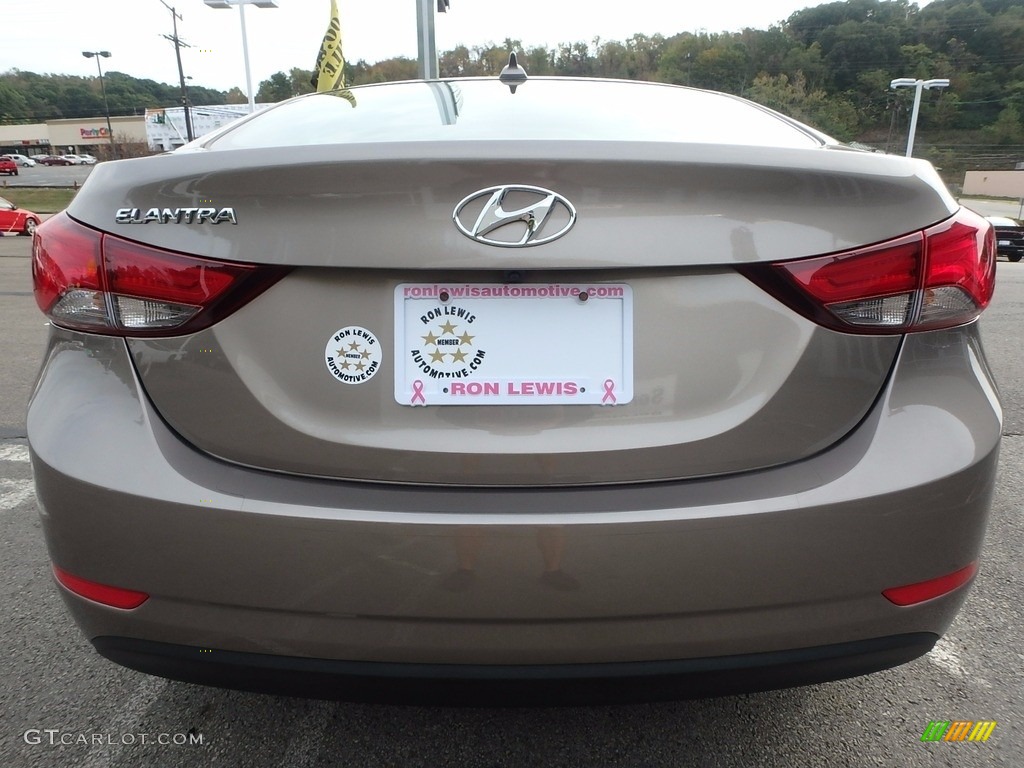 2016 Elantra Value Edition - Desert Bronze / Black photo #4