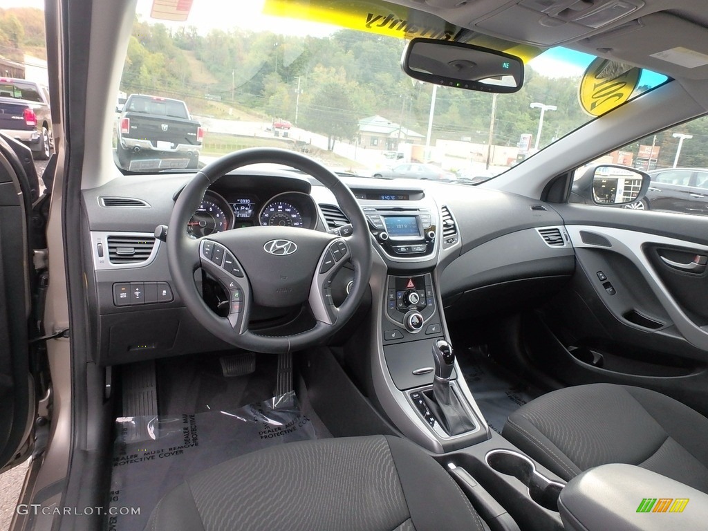 2016 Elantra Value Edition - Desert Bronze / Black photo #13