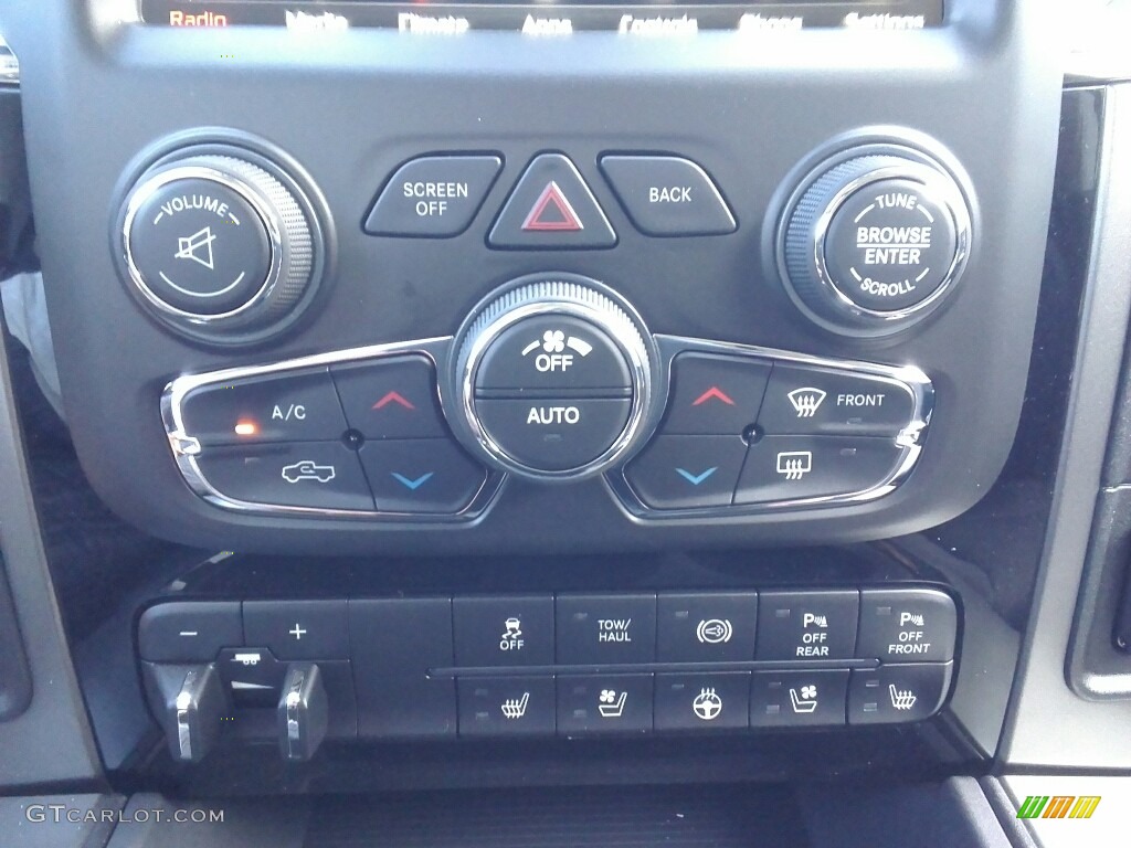 2018 Ram 2500 Laramie Longhorn Mega Cab 4x4 Controls Photo #123142724