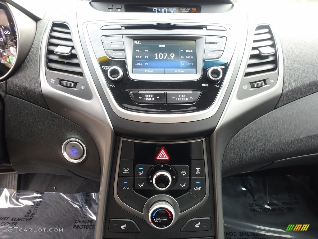 2016 Elantra Value Edition - Desert Bronze / Black photo #19