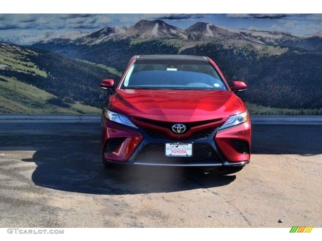 2018 Camry XSE V6 - Ruby Flare Pearl / Black photo #2