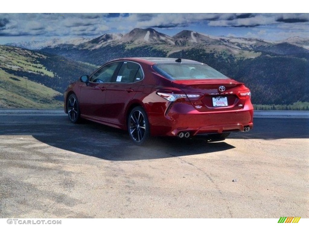 2018 Camry XSE V6 - Ruby Flare Pearl / Black photo #3