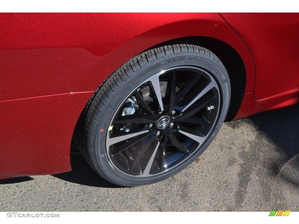 2018 Camry XSE V6 - Ruby Flare Pearl / Black photo #9