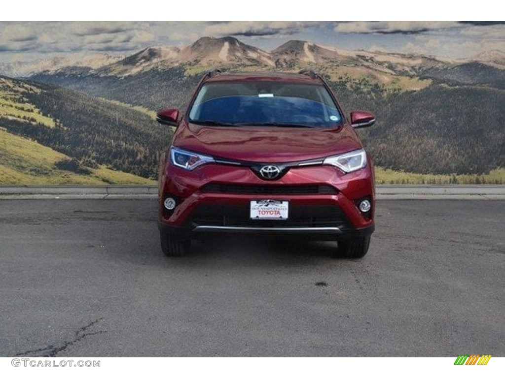 2018 RAV4 XLE AWD - Ruby Flare Pearl / Black photo #2