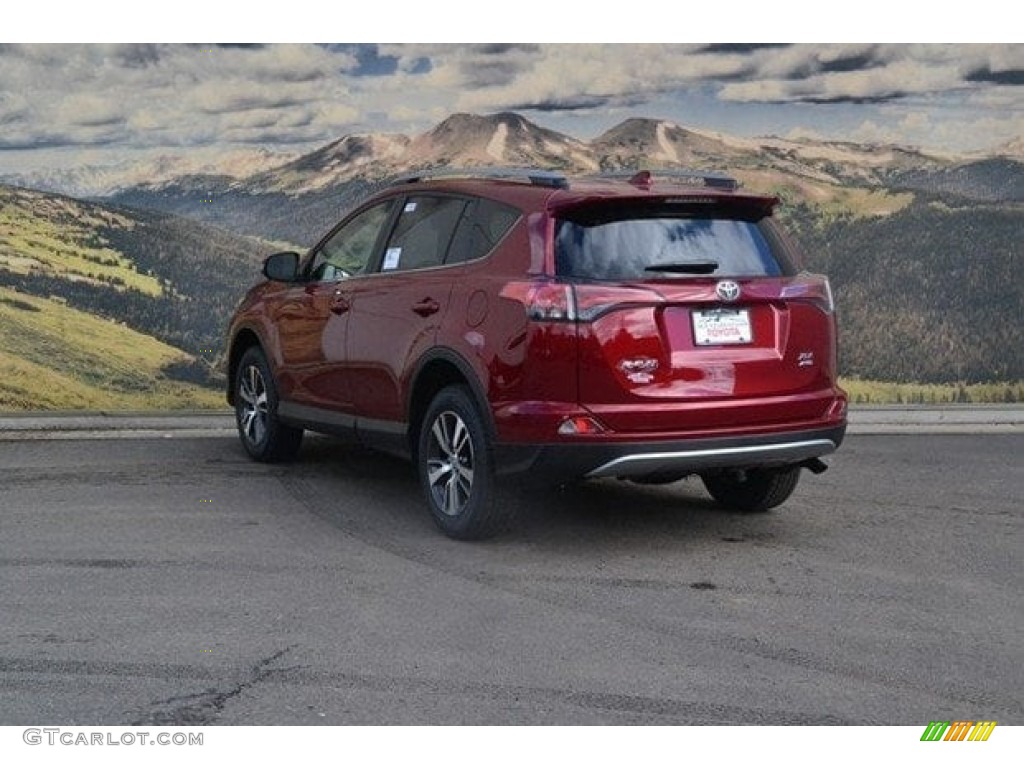 2018 RAV4 XLE AWD - Ruby Flare Pearl / Black photo #3