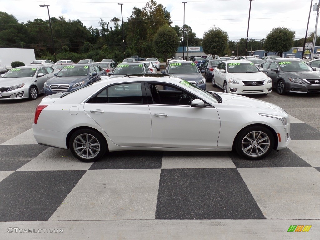 Crystal White Tricoat 2017 Cadillac CTS Luxury Exterior Photo #123145124