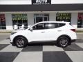 Pearl White 2017 Hyundai Santa Fe Sport FWD