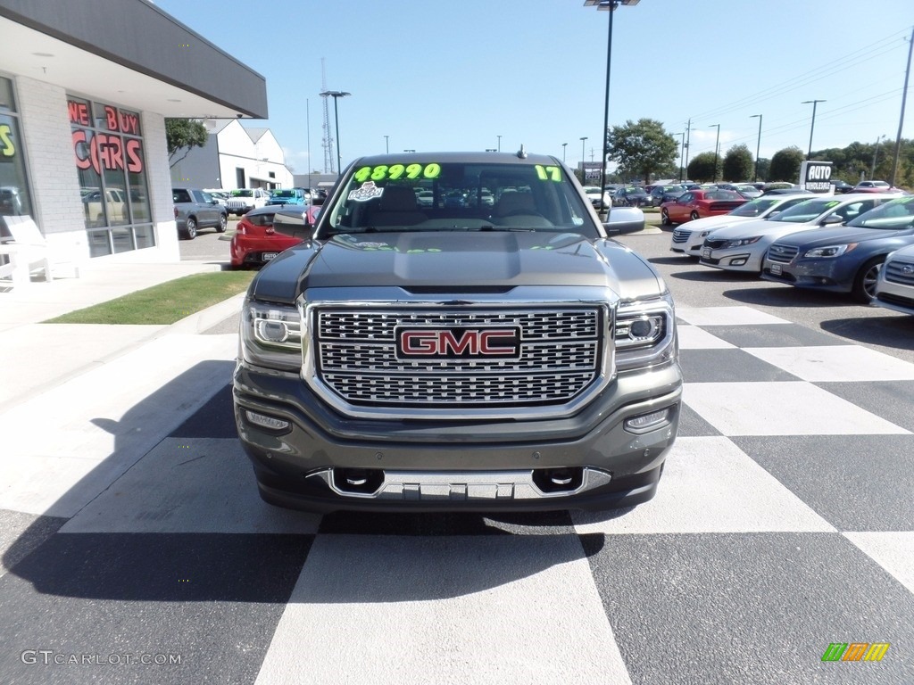 2017 Sierra 1500 Denali Crew Cab 4WD - Mineral Metallic / Cocoa/­Dark Sand photo #2
