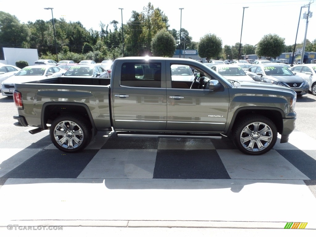 2017 Sierra 1500 Denali Crew Cab 4WD - Mineral Metallic / Cocoa/­Dark Sand photo #3